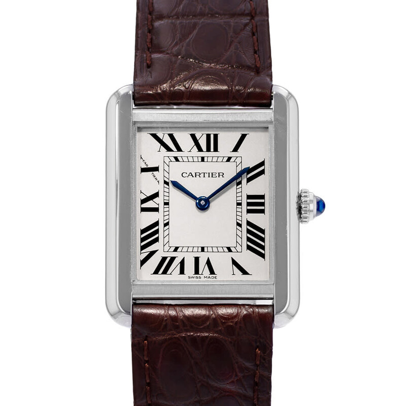Cartier Pre-owned Cartier Tank Solo Quartz Silver Dial Ladies