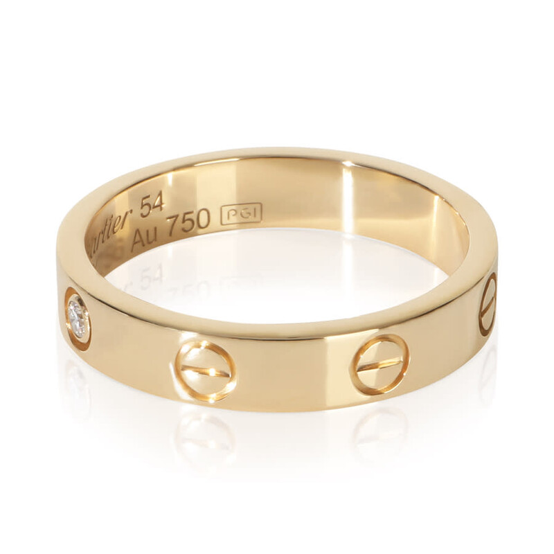 Cartier Pre-Owned Cartier Yellow Gold Diamond Small Model Love