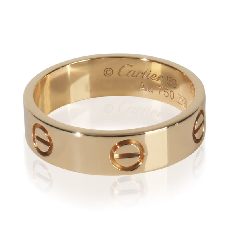Cartier Pre-Owned Cartier Yellow Gold Love Ring 151223 - Pre-Owned