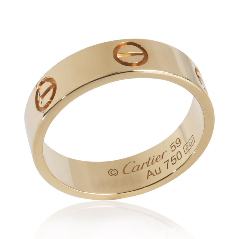Cartier Pre-Owned Cartier Yellow Gold Love Ring 151223 - Pre-Owned