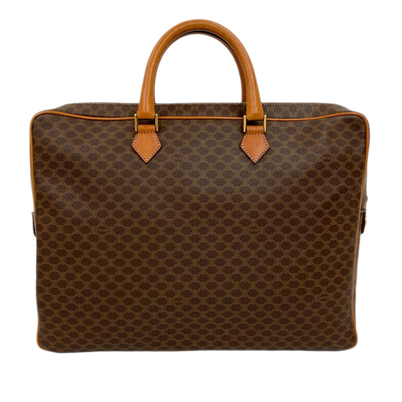 CELINE セリーヌ ヴィンテージ マカダム トートバッグ JMB11 Celine Pre-owned Celine Macadam Coated Canvas Business Bag Unisex