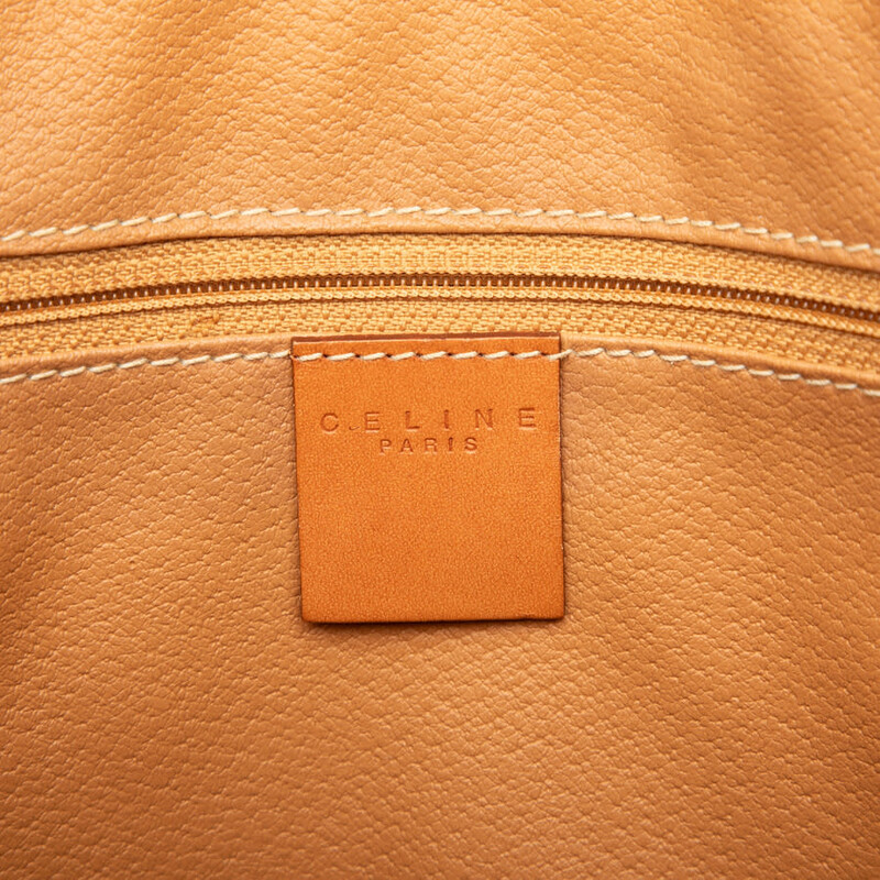 Celine Pre-owned Celine Macadam Coated Canvas Shoulder Bag Ladies