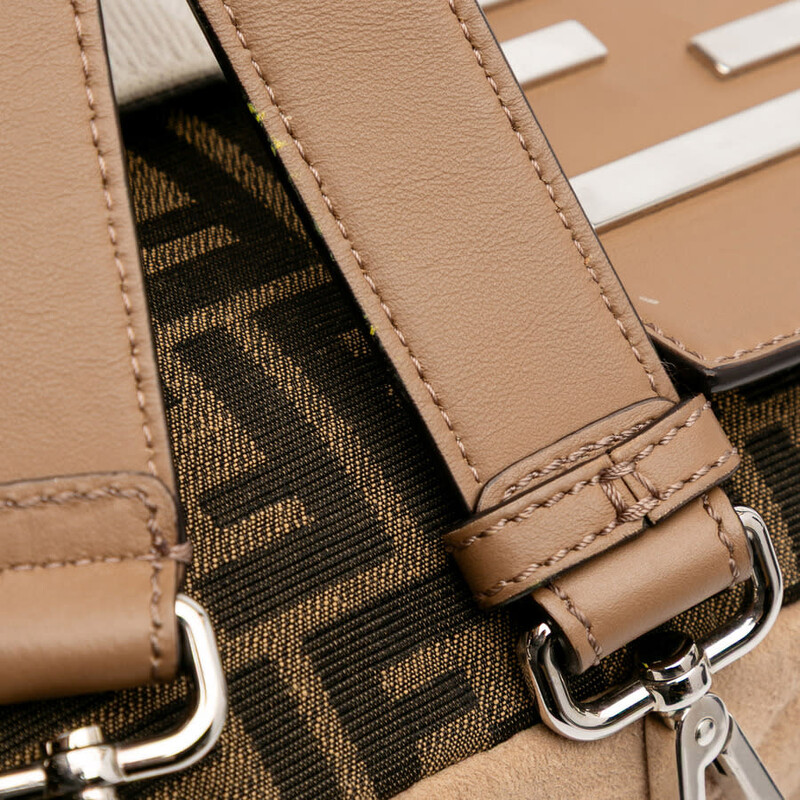 FENDI シルク へアバンド2点セット Fendi Pre-owned Fendi Large Zucca and Pequin Canvas Convertible
