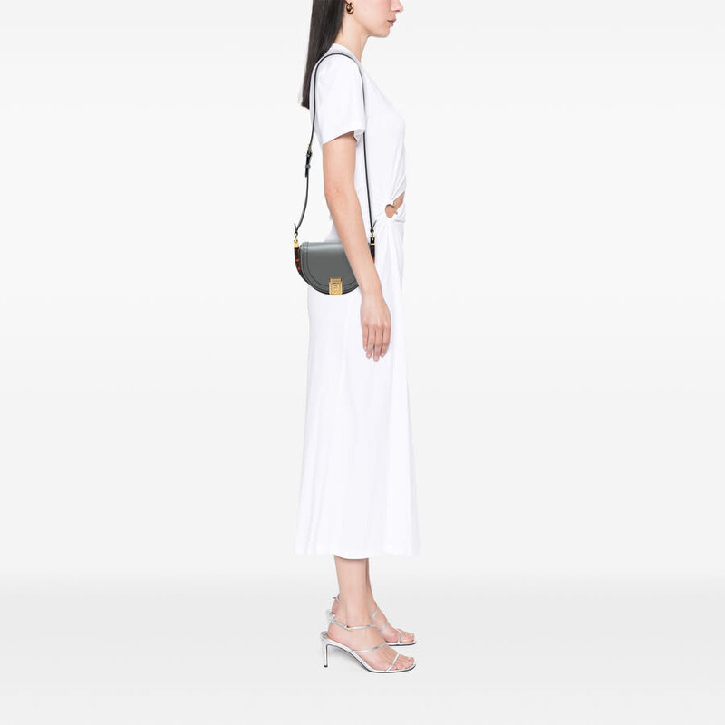 Fendi Pre-owned Fendi Leather Moonlight Crossbody 8BT346 ABVL