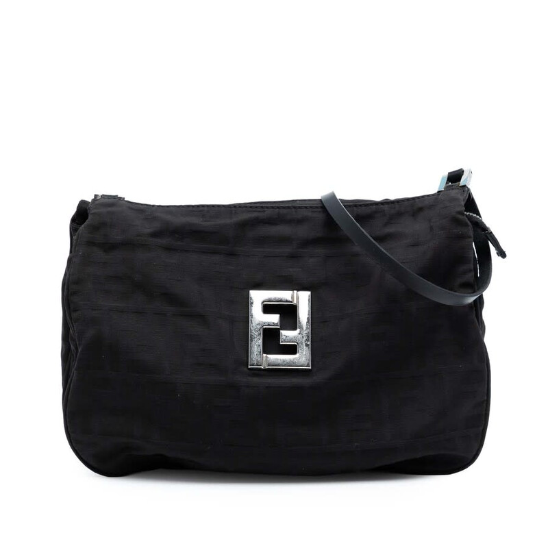 Fendi Pre-owned Fendi Zucca Canvas Shoulder Bag Ladies