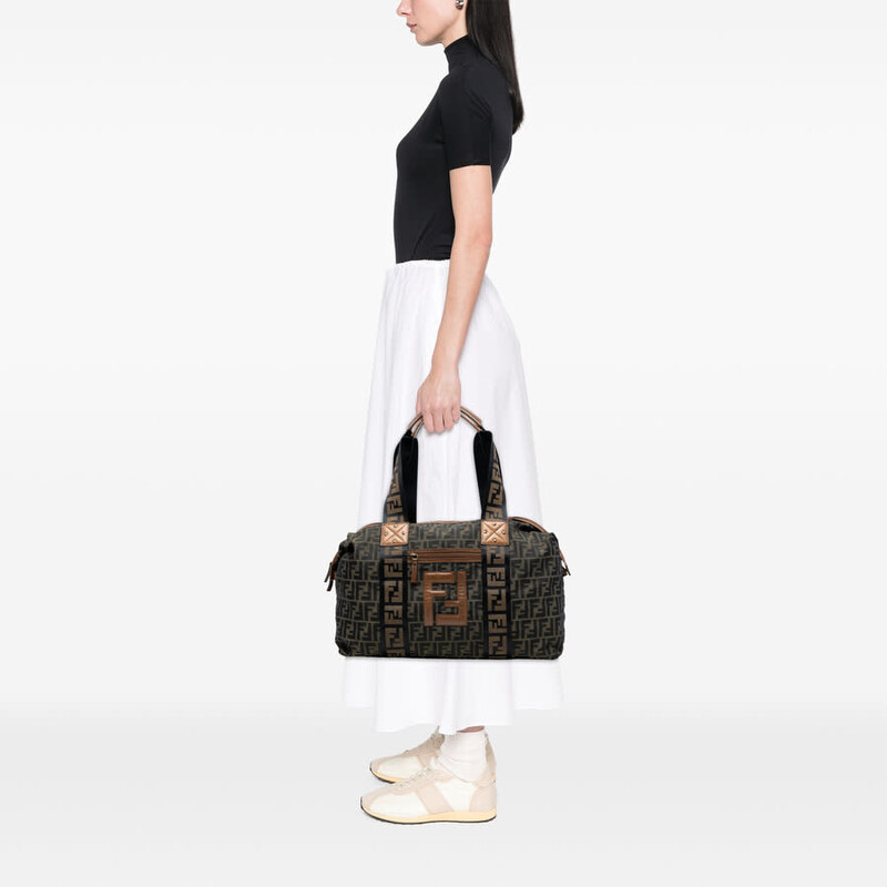 Fendi Pre-owned Fendi Zucca Canvas Travel Bag 2305/7VS071/MX7/099