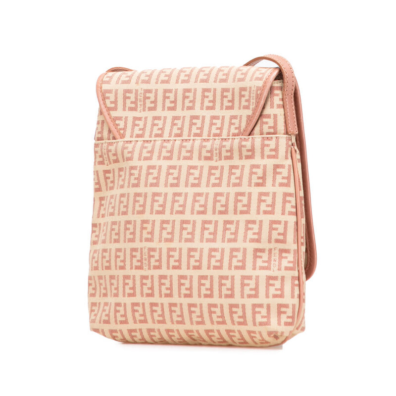 Fendi Pre-owned Fendi Zucchino Canvas Crossbody Ladies 8BT052