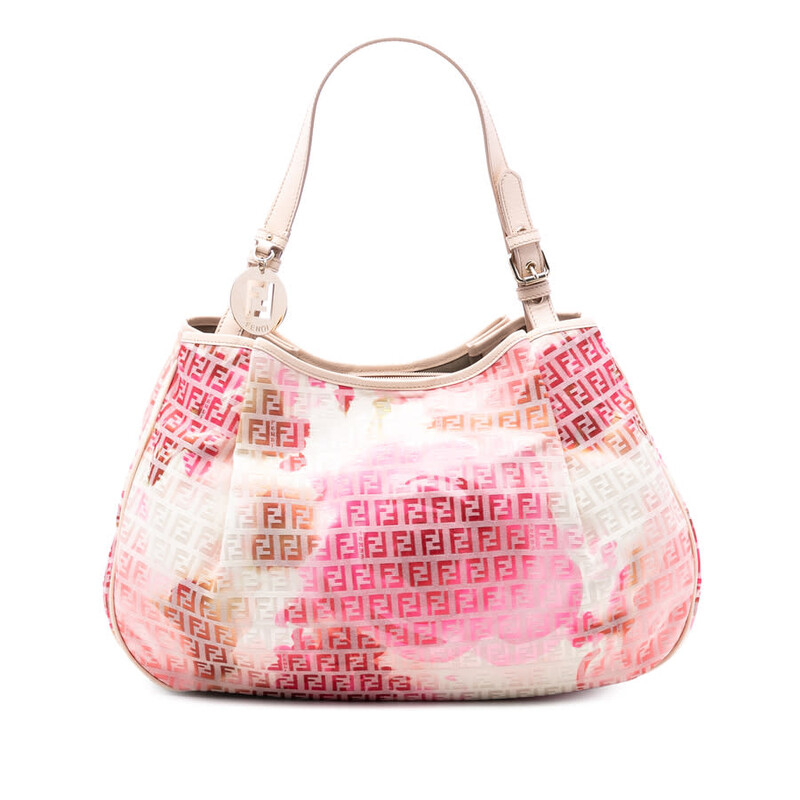 Fendi Pre-owned Fendi Zucchino Canvas Floral Tote Ladies 8BH220