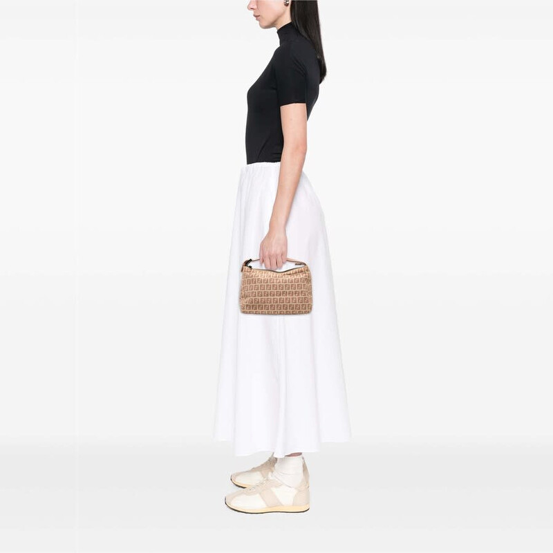 Fendi Pre-owned Fendi Zucchino Canvas Handbag 2395 8N0005 JQ4 039