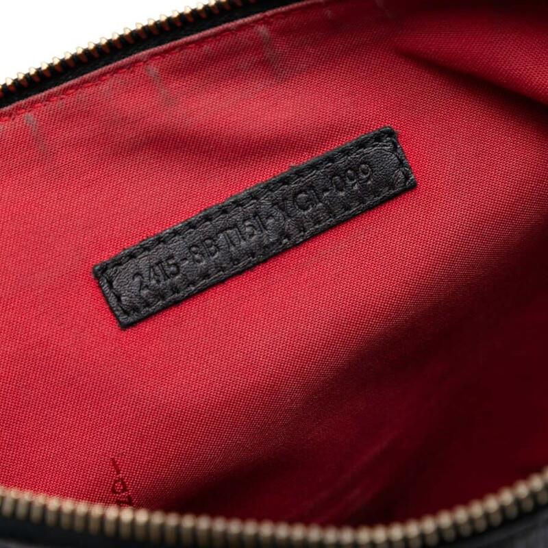 Fendi Pre-owned Fendi Zucchino Coated Canvas Charm Zip Crossbody