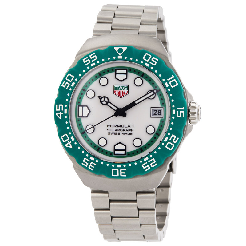 Tag Heuer Pre-owned Formula 1 Solargraph White Dial Limited