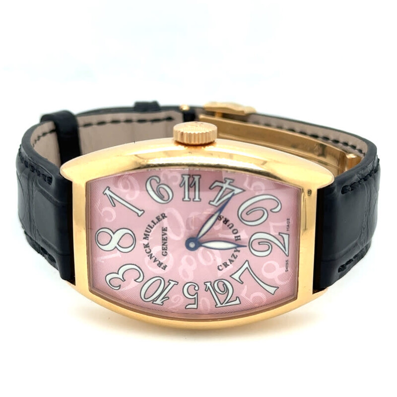 Franck Muller Pre-owned Franck Muller Crazy Hours Automatic Pink