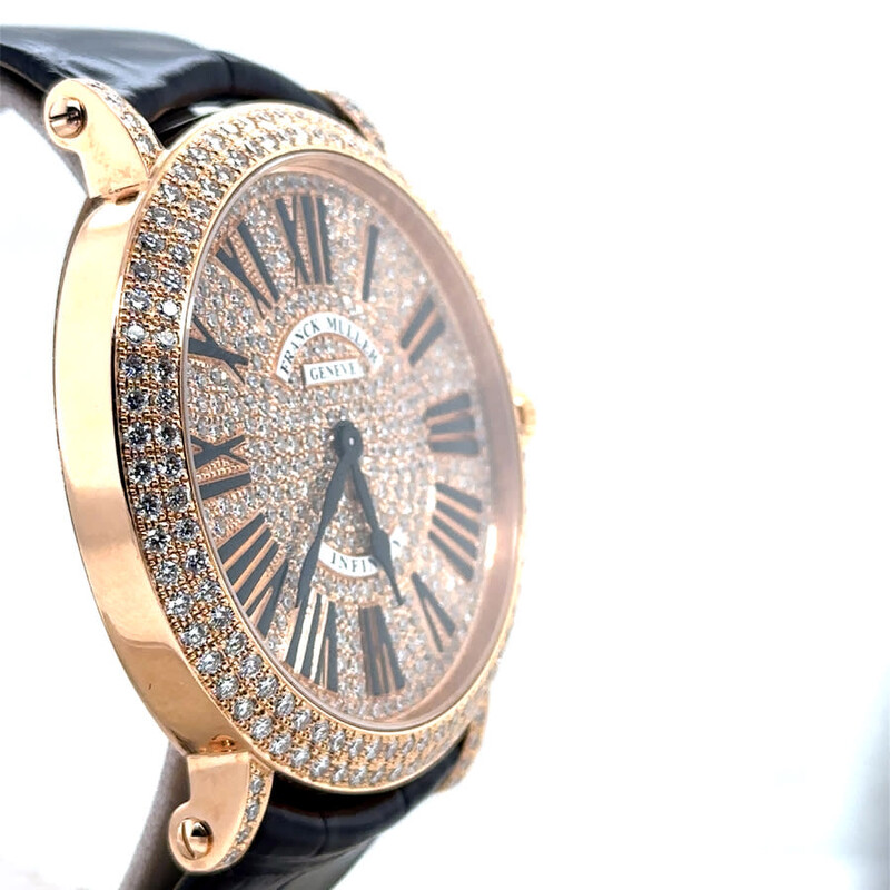 Franck Muller Pre-owned Franck Muller Infinity Quartz Diamond Men's ...