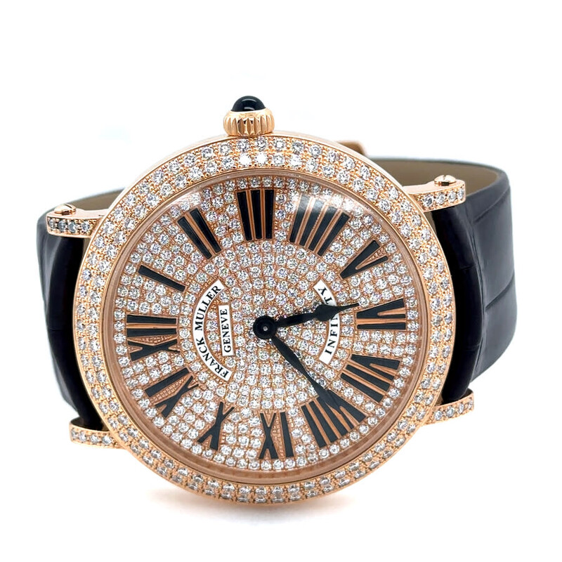 Franck Muller Pre-owned Franck Muller Infinity Quartz Diamond Men's ...
