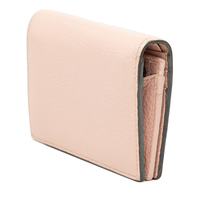 Gucci Pre-owned Gucci Calfskin Blind for Love Compact Wallet