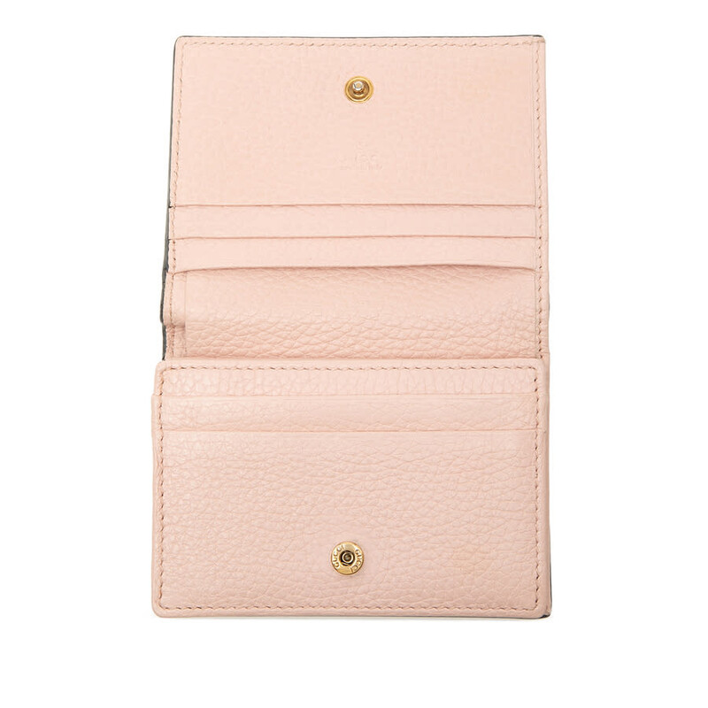Gucci Pre-owned Gucci Calfskin Blind for Love Compact Wallet
