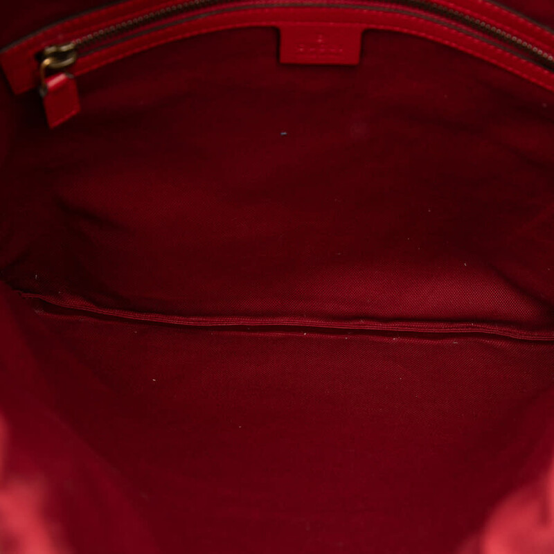 Gucci Pre-owned Gucci Canvas Sylvie Baiadera Web Drawstring 