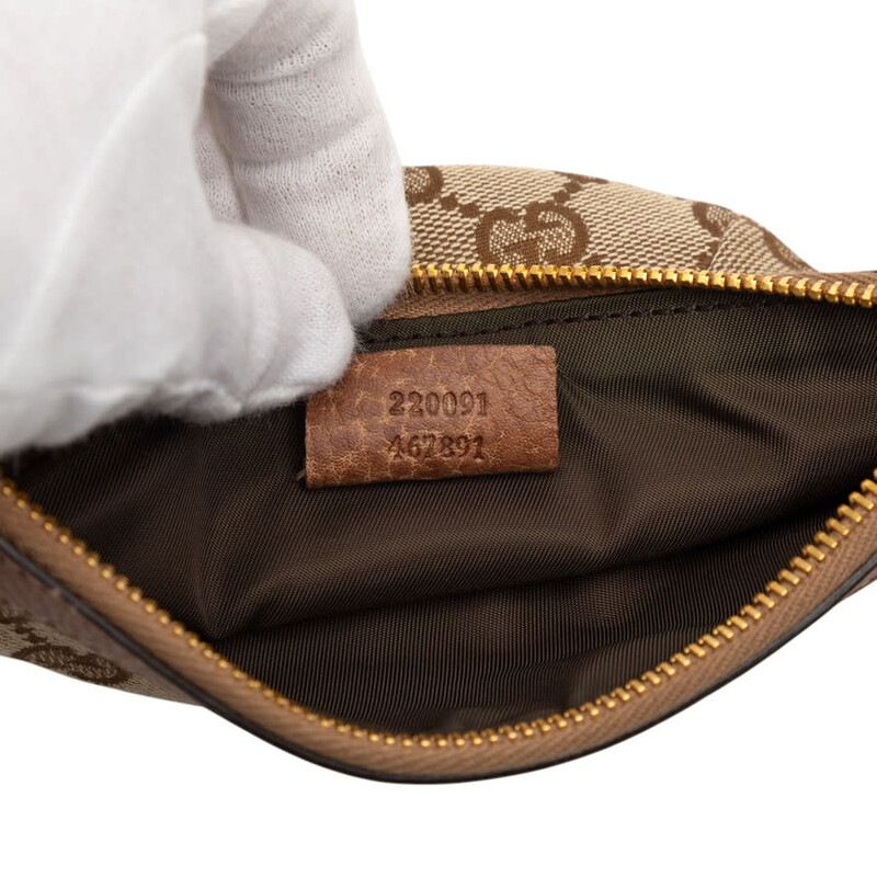 GUCCI 希少 レザー バンブー ウエストバッグ ブラウン 正規品 美品 Gucci Bamboo Leather with Mirror Shoulder Bag Brown WS11944 – NUIR