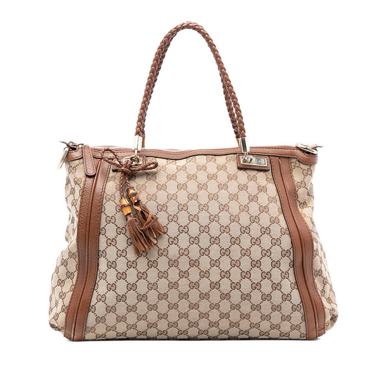 Gucci Pre-owned Gucci GG Canvas Bella Convertible Tote Ladies