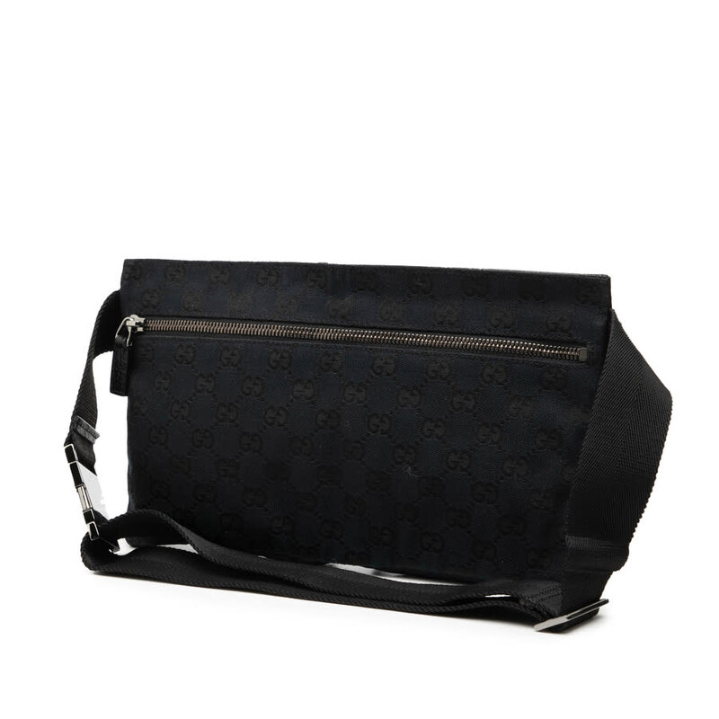 Gucci Pre-owned Gucci GG Canvas Double Pocket Belt Bag Unisex