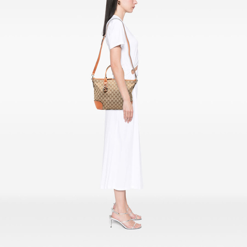 Gucci Pre-owned Gucci GG Canvas Heart Bit Satchel Ladies 269957