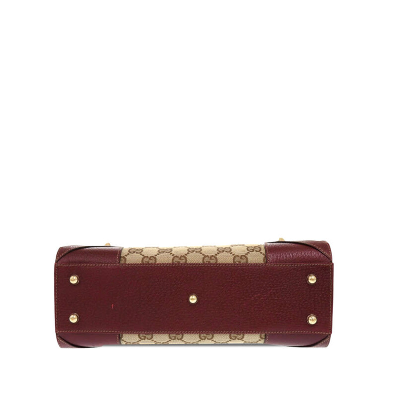 Gucci Pre-owned Gucci GG Canvas Nailhead Handbag Ladies