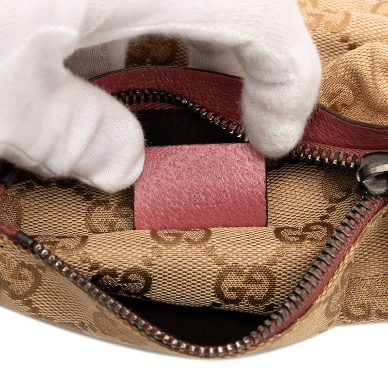 Gucci Pre-owned Gucci GG Canvas Web Double Pocket Belt Bag  display picture 1