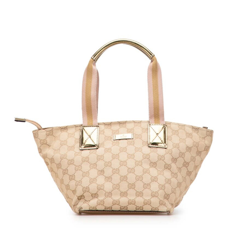 Gucci Pre-owned Gucci GG Canvas Web Handbag 131228 214397 - Pre