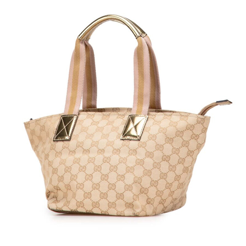 Gucci Pre-owned Gucci GG Canvas Web Handbag 131228 214397 - Pre