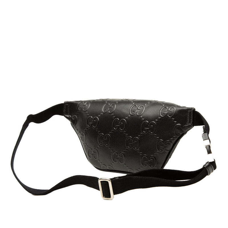 Gucci Pre-owned Gucci GG Embossed Perforated Leather Belt Bag