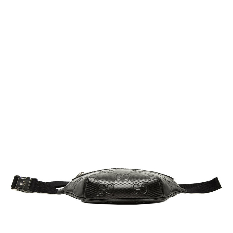 Gucci Pre-owned Gucci GG Embossed Perforated Leather Belt Bag