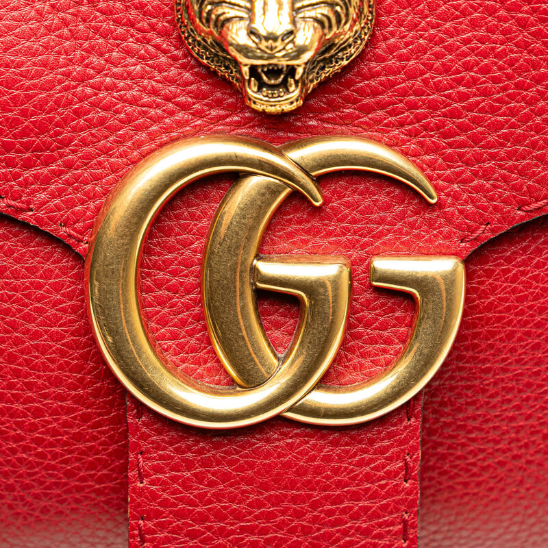 Gucci Pre-owned Gucci GG Marmont Leather Animalier Crossbody