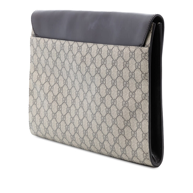 Gucci Pre-owned Gucci GG Supreme Envelope Clutch Ladies 353434