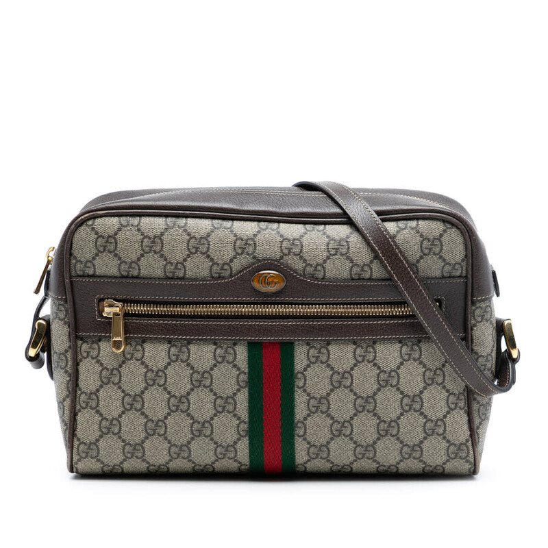 Gucci Pre-owned Gucci GG Supreme Ophidia Crossbody Unisex 517080