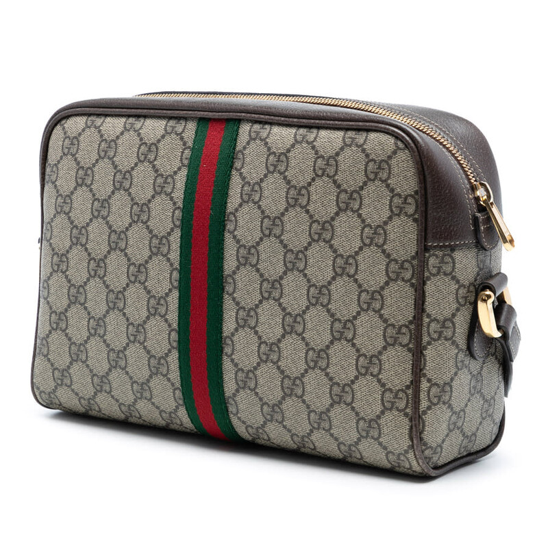 Gucci Pre-owned Gucci GG Supreme Ophidia Crossbody Unisex 517080