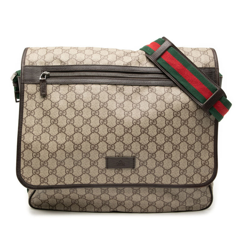 Gucci Pre-owned Gucci GG Supreme Web Crossbody 189748 204991 - Pre