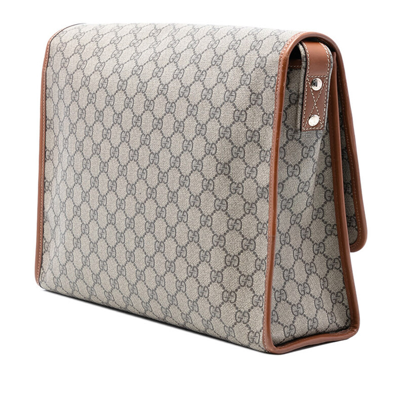 Gucci Pre-owned Gucci GG Supreme Web Messenger Bag 246411 493492