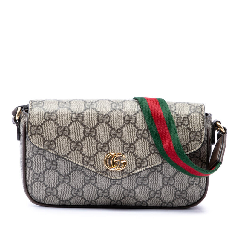 Gucci Pre-owned Gucci GG Supreme Web Ophidia Pochette Crossbody