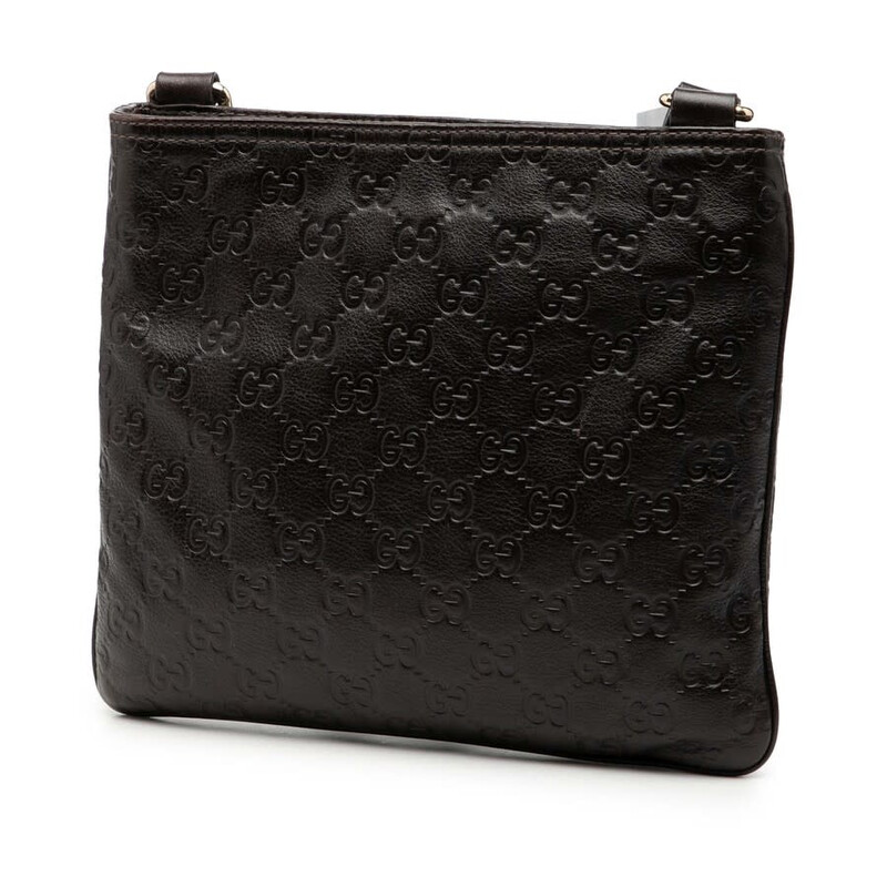 Gucci Pre-owned Gucci Guccissima Crossbody Unisex 201538 204046