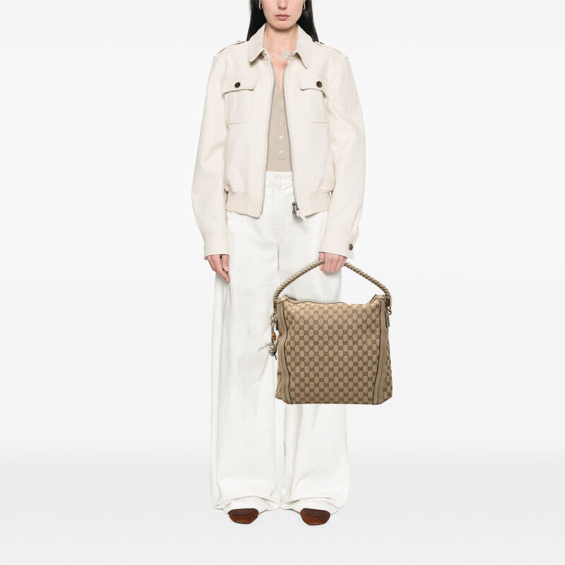 Gucci Pre-owned Gucci Large GG Canvas Bella Shoulder Bag 269947