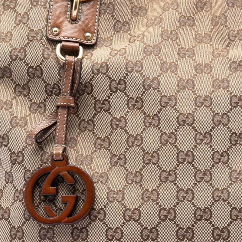 Gucci Pre-owned Gucci Large GG Canvas GG Charm Tote SWXEFGHV6GR8SKMS ...