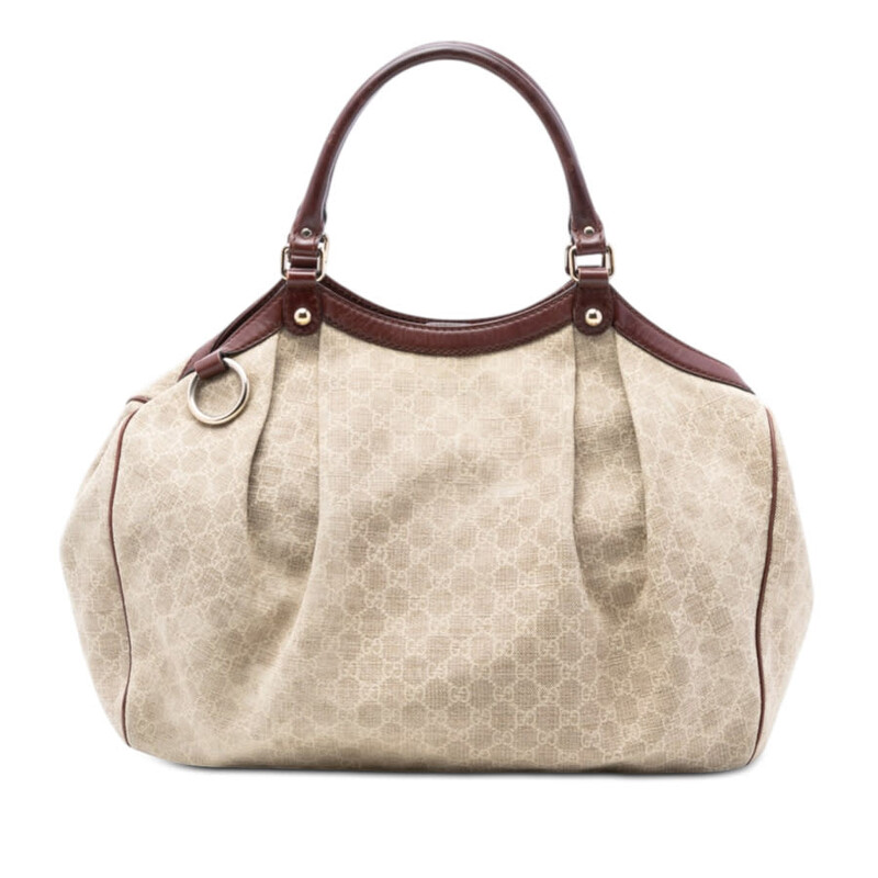 Gucci Pre-owned Gucci Large GG Canvas Sukey Tote Ladies
