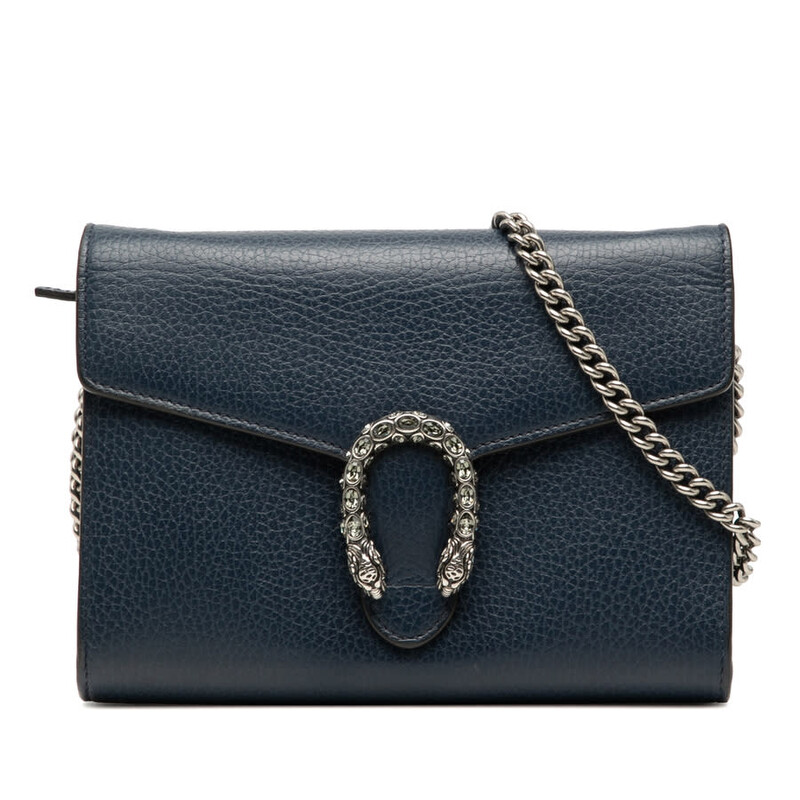 Gucci Pre-owned Gucci Leather Dionysus Wallet on Chain 401231 2184