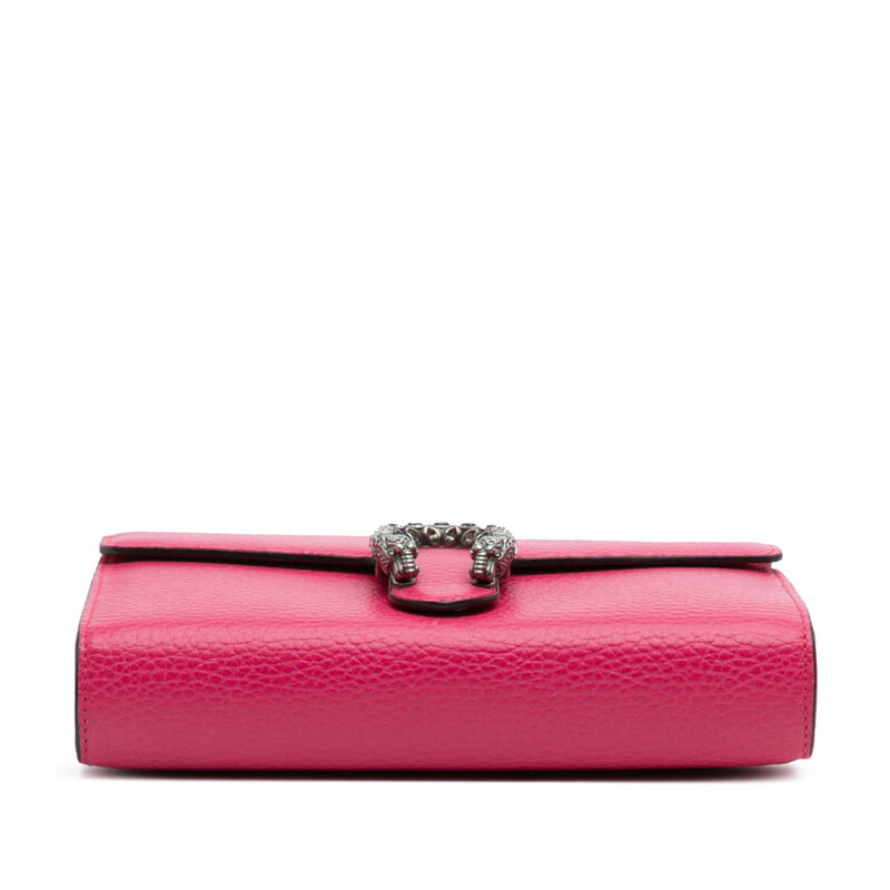 Gucci Pre-owned Gucci Leather Dionysus Wallet on Chain Ladies