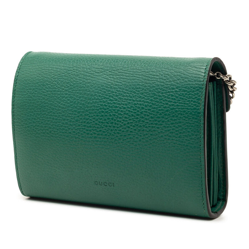 Gucci Pre-owned Gucci Leather Dionysus Wallet on Chain Ladies