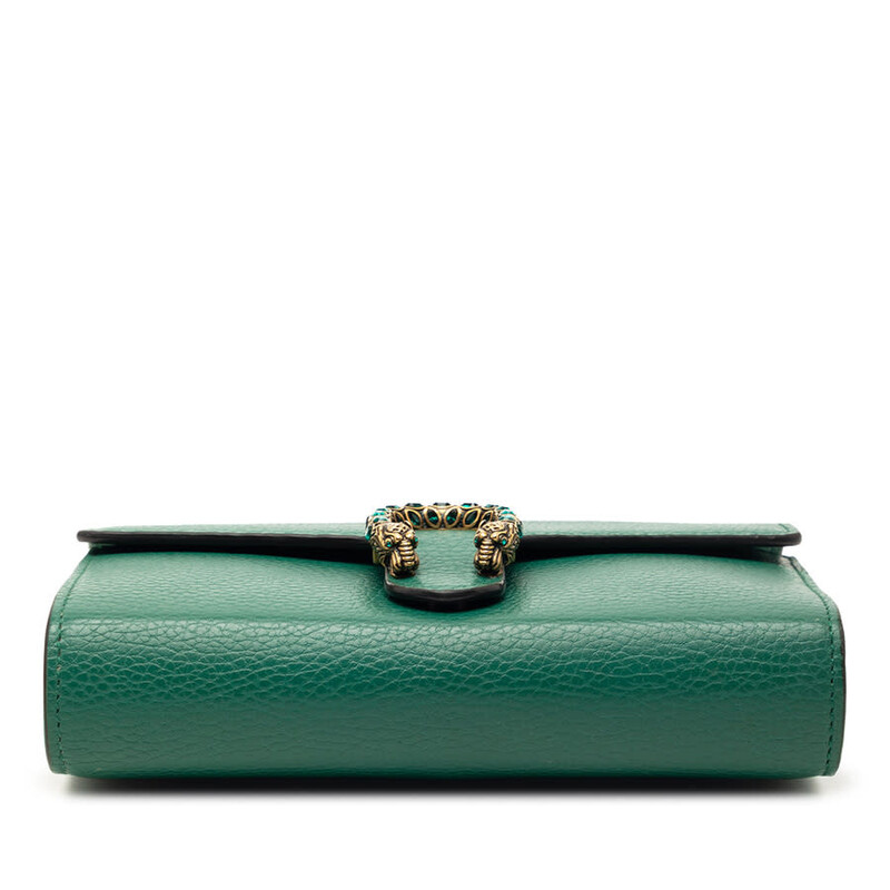 Gucci Pre-owned Gucci Leather Dionysus Wallet on Chain Ladies