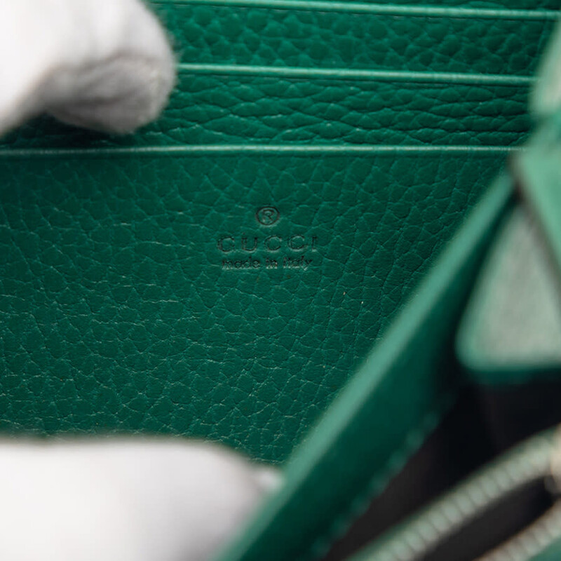 【GUCCI】04sイタリア製ストレッチ生地タイトスカート　グリーン系 Gucci Pre-owned Gucci Leather Dionysus Wallet on Chain Ladies
