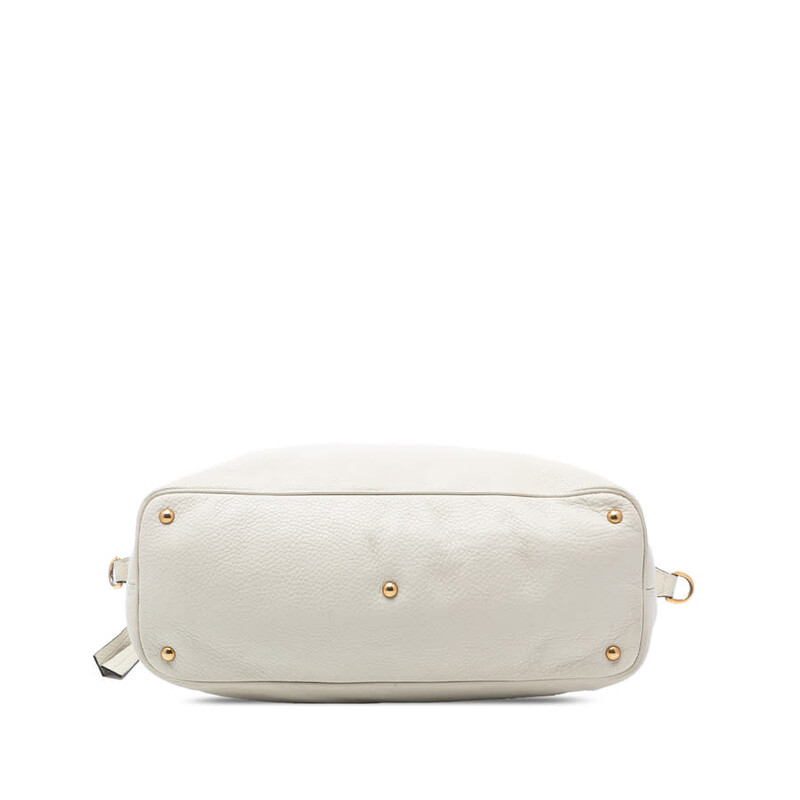Gucci Pre-owned Gucci Leather Twill Satchel Ladies 309529 002404