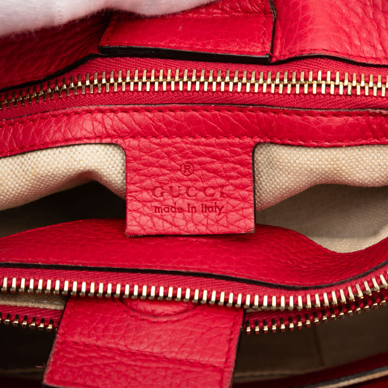 Gucci Pre-owned Gucci Medium Bicolor Calfskin Bamboo Shopper