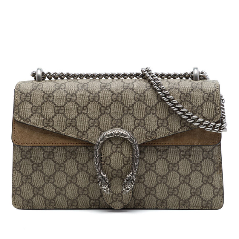 Gucci Pre-owned Gucci Medium GG Supreme Dionysus Shoulder Bag